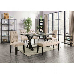 Alfred Antique Black Dining Table - Ornate Home