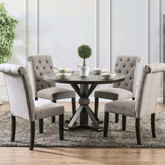 Alfred Antique Black Dining Table - Ornate Home