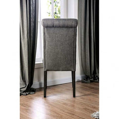 Alfred Antique Black & Gray Side Chair (Set of 2) - Ornate Home