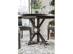 Alfred Antique Black/Ivory 5 Pc. Round Dining Room Set - Ornate Home