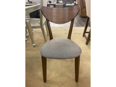 Alfredo Grey & Natural Walnut Dining Chairs (Set of 2) - Ornate Home
