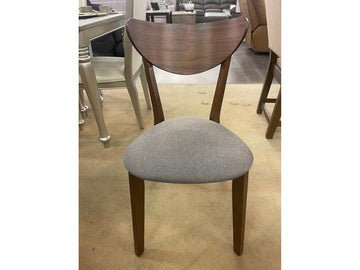 Alfredo Grey & Natural Walnut Dining Chairs (Set of 2) - Ornate Home