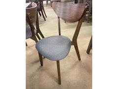 Alfredo Grey & Natural Walnut Dining Chairs (Set of 2) - Ornate Home