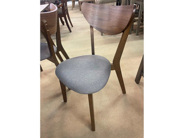 Alfredo Grey & Natural Walnut Dining Chairs (Set of 2) - Ornate Home
