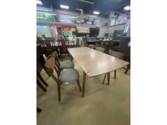 Alfredo Grey & Natural Walnut Dining Chairs (Set of 2) - Ornate Home