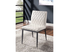 Alisha Black & White Dining Chair (Set of 2) - Ornate Home