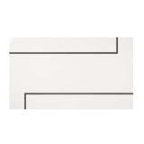 Alisha White/Black Dining Table - Ornate Home
