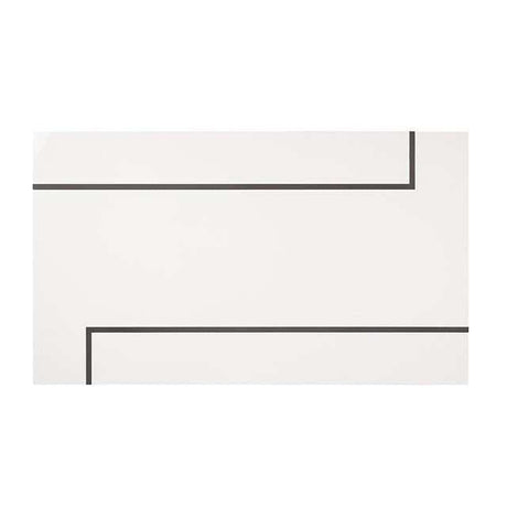 Alisha White/Black Dining Table - Ornate Home