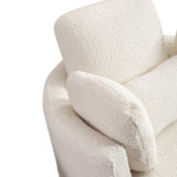 Aliso Crescent Moon Versatile Swivel Barrel Chair and Ottoman Set - Ornate Home