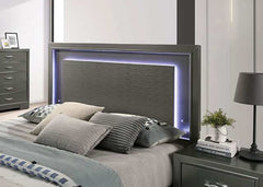 Alison Dark Walnut Queen Bed - Ornate Home