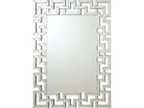 Aliza Silver Frameless Wall Mirror - Ornate Home
