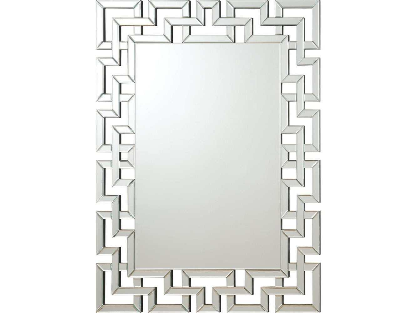 Aliza Silver Frameless Wall Mirror - Ornate Home