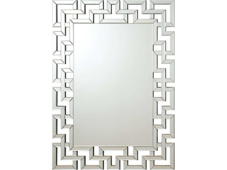 Aliza Silver Frameless Wall Mirror - Ornate Home
