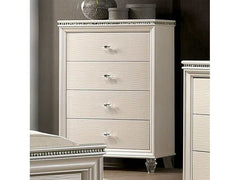 Allie Pearl White Chest - Ornate Home