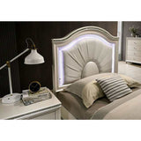 Allie Pearl White Full Bed - Ornate Home