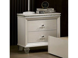 Allie Pearl White Nightstand - Ornate Home