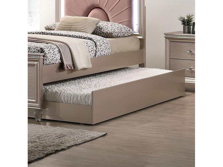 Allie Rose Gold Trundle - Ornate Home