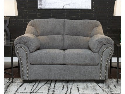 Allmaxx Pewter Loveseat - Ornate Home
