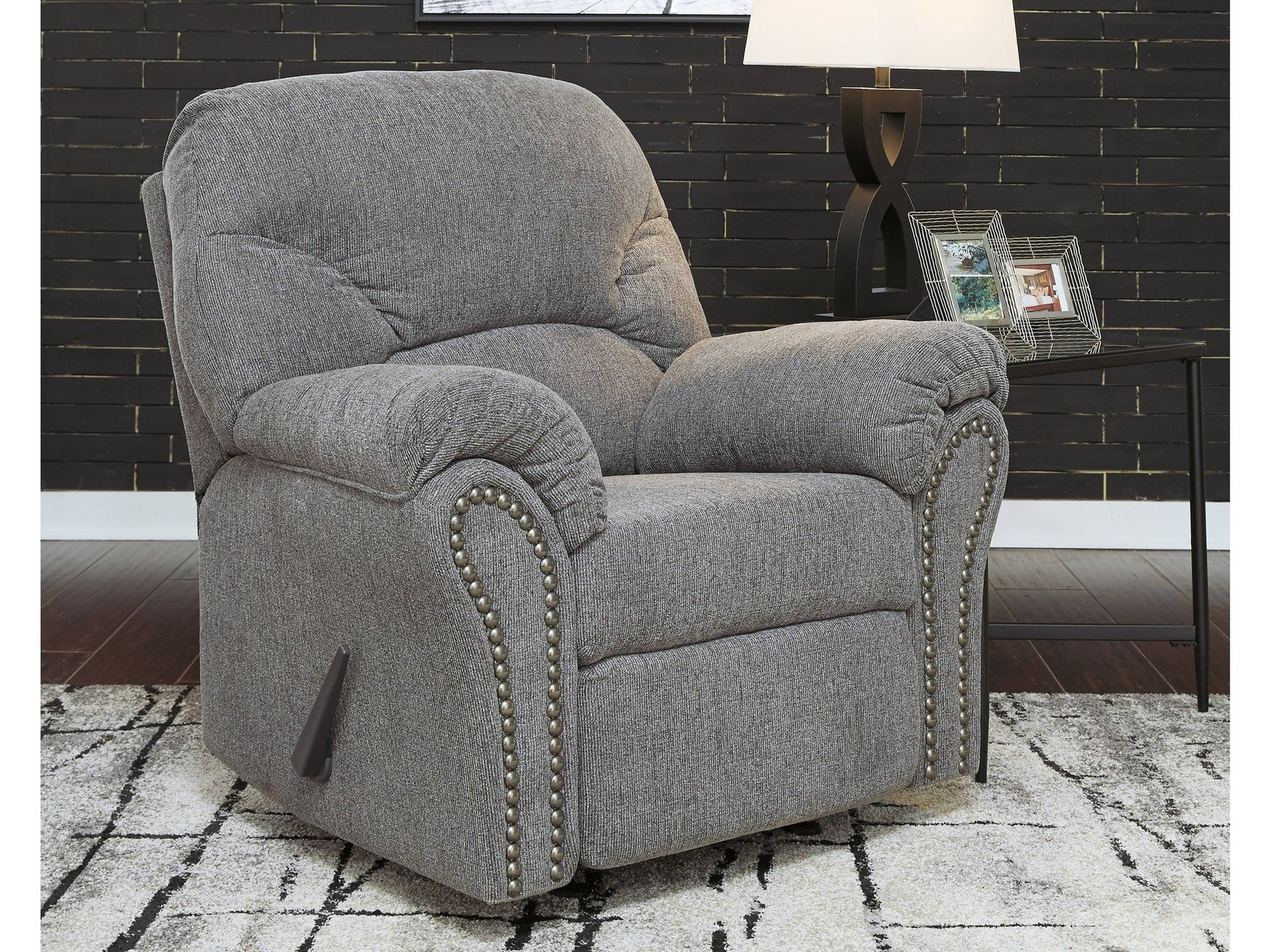 Allmaxx Pewter Rocker Recliner - Ornate Home