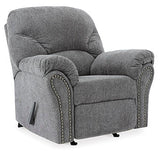 Allmaxx Pewter Rocker Recliner - Ornate Home
