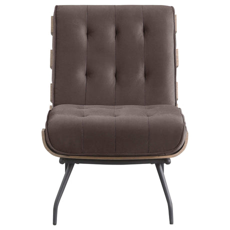 Aloma Dark Brown Accent Chair - Ornate Home