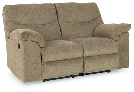 Alphons Manual Reclining Loveseat - Ornate Home