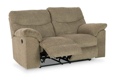 Alphons Manual Reclining Loveseat - Ornate Home