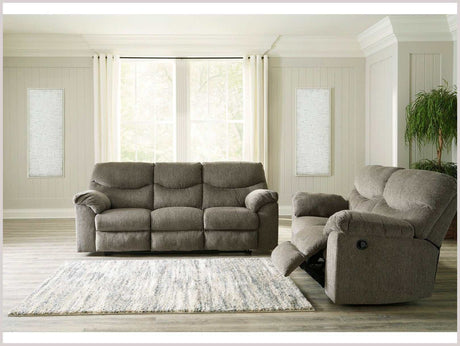 Alphons Manual Reclining Sofa & Loveseat Set - Ornate Home