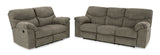 Alphons Manual Reclining Sofa & Loveseat Set - Ornate Home