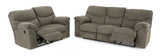 Alphons Manual Reclining Sofa & Loveseat Set - Ornate Home