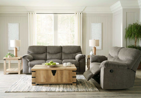 Alphons Manual Reclining Sofa & Loveseat Set - Ornate Home