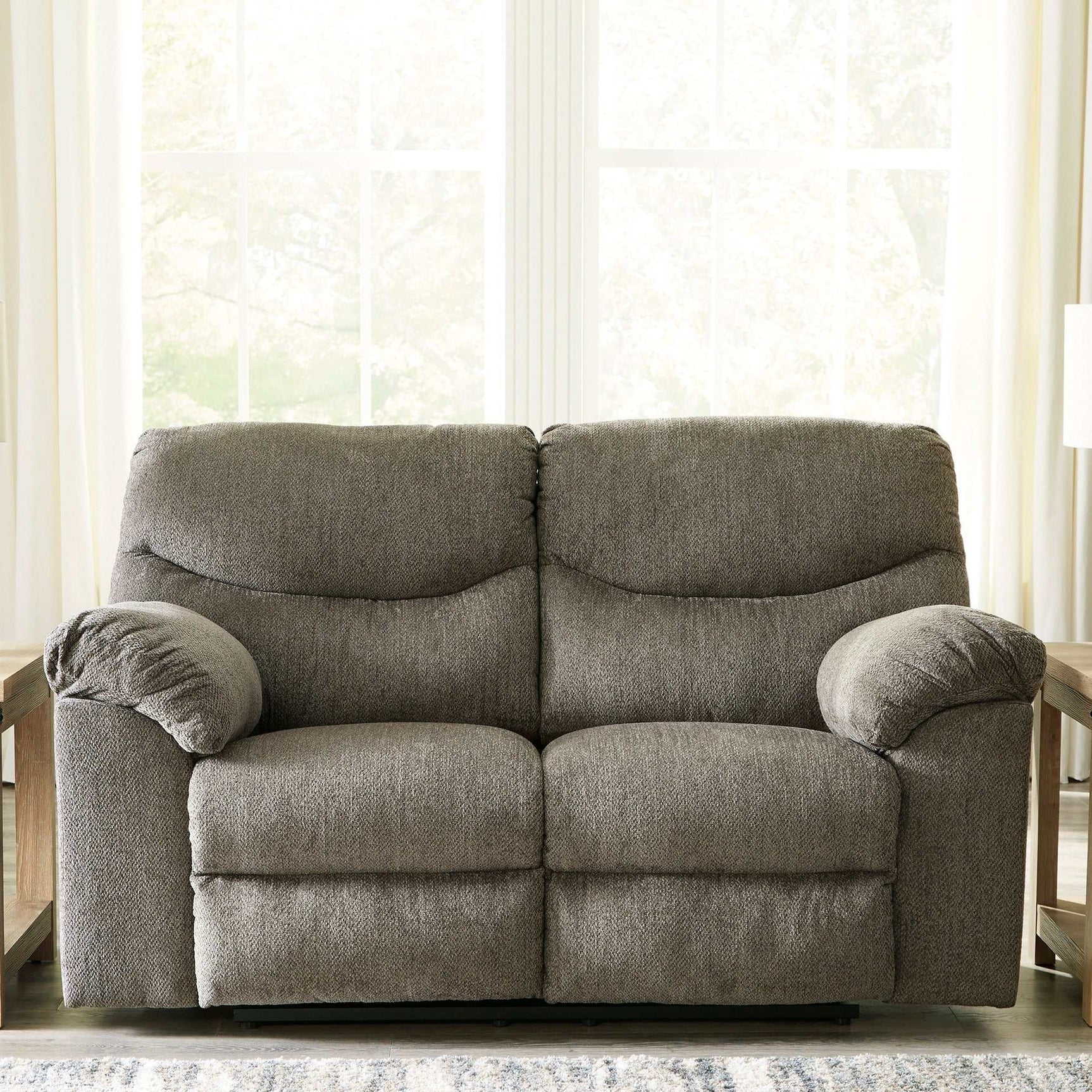 Alphons Manual Reclining Sofa & Loveseat Set - Ornate Home