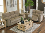 Alphons Manual Reclining Sofa & Loveseat Set - Ornate Home