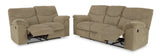 Alphons Manual Reclining Sofa & Loveseat Set - Ornate Home