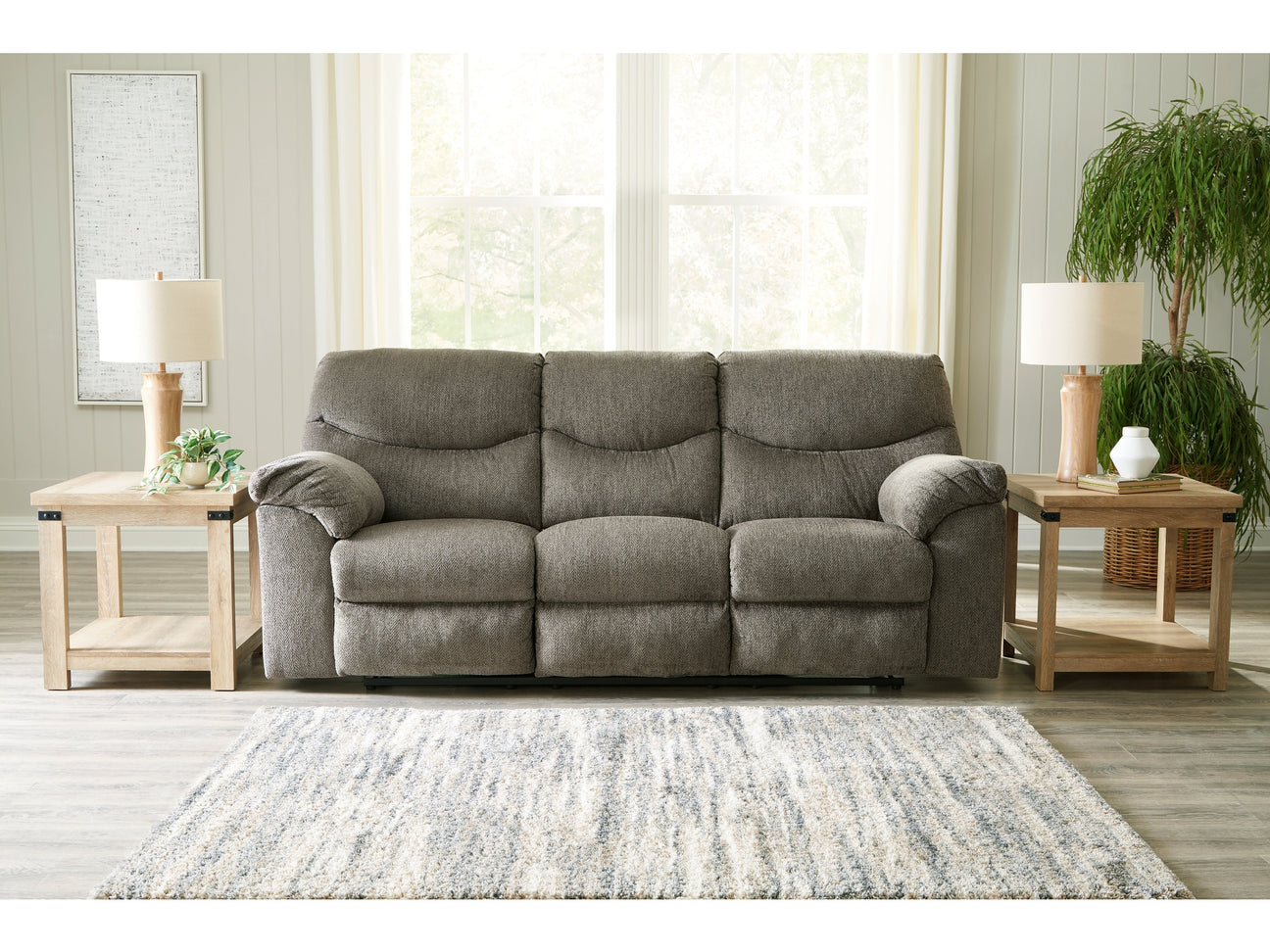 Alphons Manual Reclining Sofa - Ornate Home