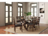 Alston Rustic Knotty Nutmeg 6pc Dining Set - Ornate Home