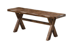 Alston Rustic Knotty Nutmeg 6pc Dining Set - Ornate Home