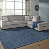 Altari Alloy Full Sleeper Sectional Sofa w/ RAF Chaise - Ornate Home