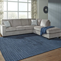 Altari Alloy Full Sleeper Sectional Sofa w/ RAF Chaise - Ornate Home