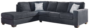 Altari Slate 2pc Sectional Sofa w/ Chaise - Ornate Home