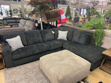Altari Slate 2pc Sectional Sofa w/ Chaise - Ornate Home
