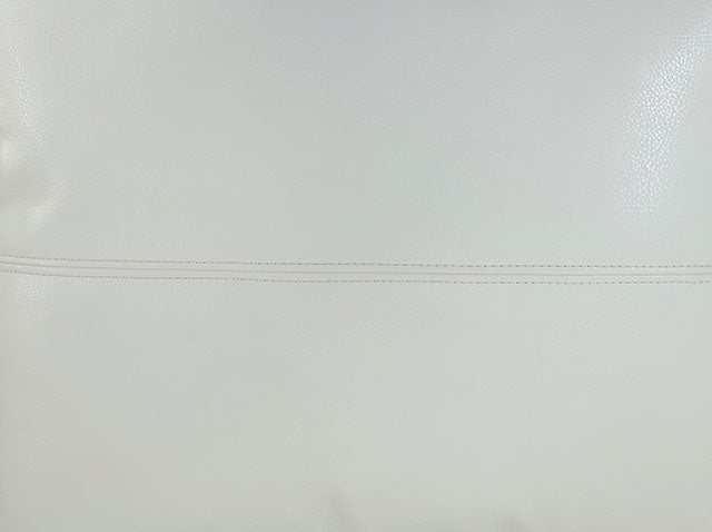 Althea White Leatherette Armless Chair - Ornate Home