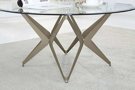 Alvise Champagne Coffee Table - Ornate Home