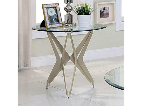 Alvise Champagne End Table - Ornate Home