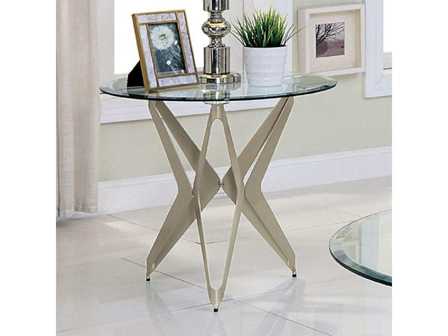Alvise Champagne End Table - Ornate Home