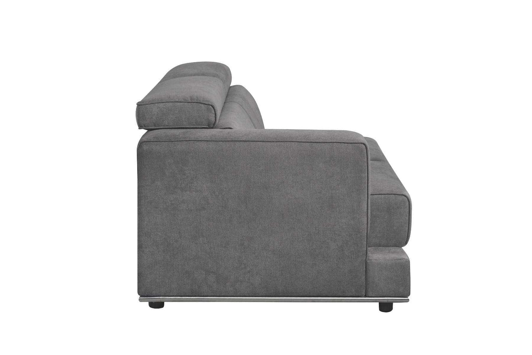 Alwin Dark Gray 4pc Sectional Sofa - Ornate Home