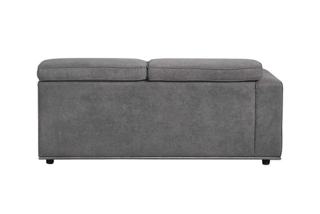 Alwin Dark Gray 4pc Sectional Sofa - Ornate Home