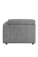 Alwin Dark Gray 4pc Sectional Sofa - Ornate Home