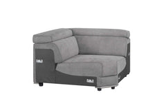 Alwin Dark Gray 4pc Sectional Sofa - Ornate Home