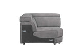 Alwin Dark Gray 4pc Sectional Sofa - Ornate Home